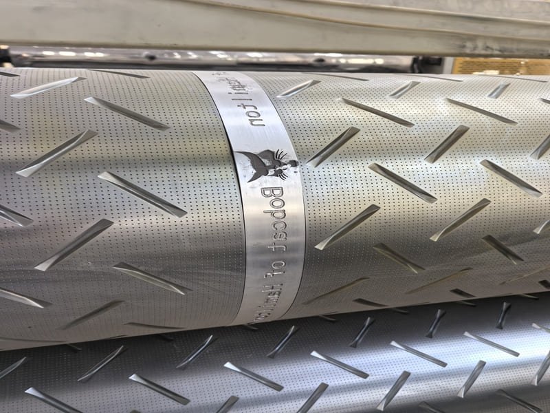 Construction rubber mat application