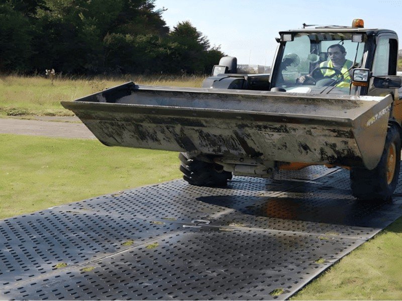 plastic ground protection mats