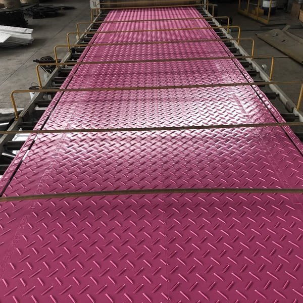 Erosion protection matting for disturbed access areas