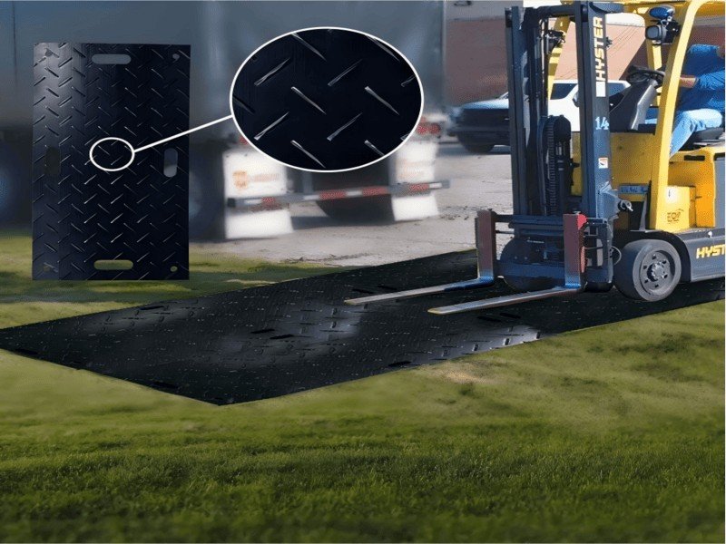 heavy equipment ground protection mats