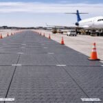 Skid steer ground protection mats